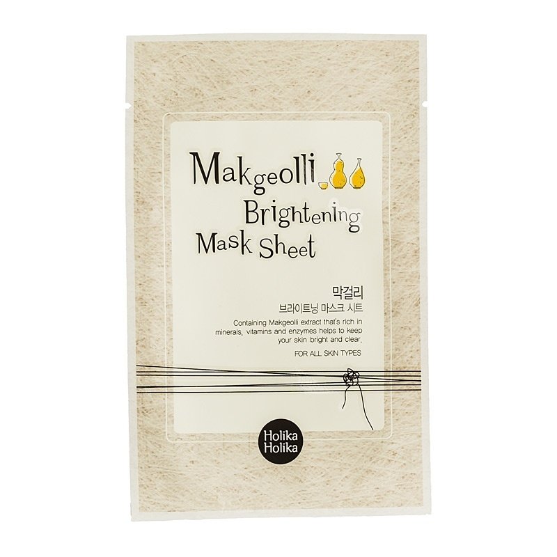 Holika Holika Makgeolli Brightening Mask Sheet – veido kaukė (2024.04.28)